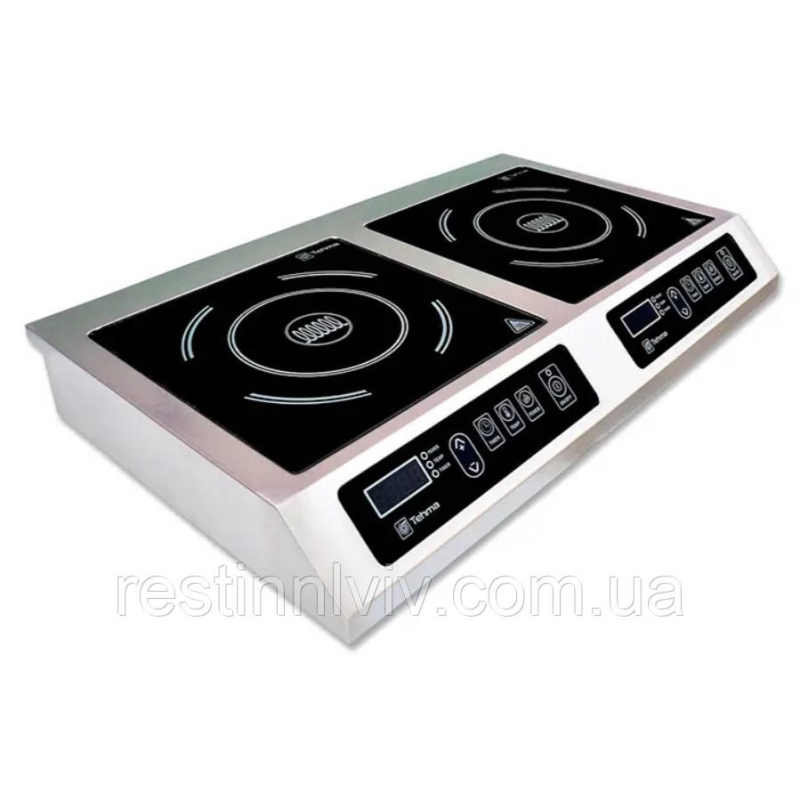 Плита індукційна Tehma 2х конфоркова, 3,5 кВт
