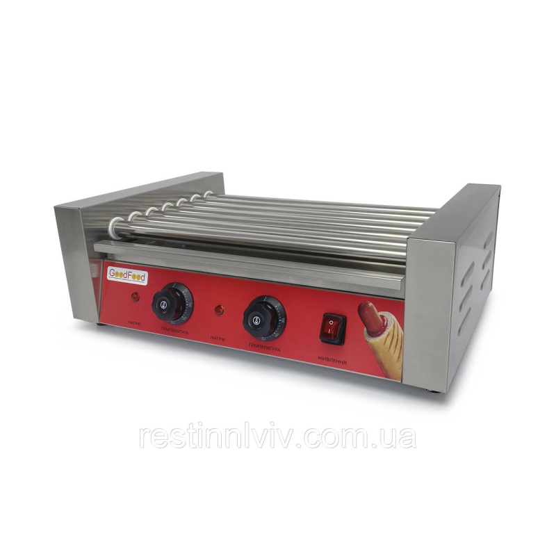 Гриль роликовий GoodFood HDRG7 RED